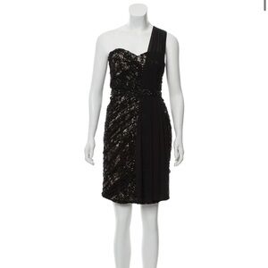 ML MONIQUE LHUILLIER
One-Shoulder Mini Dress